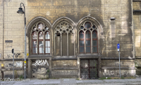 Strassenszene in Wroclaw. Breslau