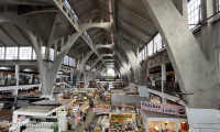 Die Breslauer Markthalle. Sie wurde 1908 in der damals neuartigen Stahlbetonbauweise errichtet