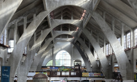 Alte Markthalle in Wroclaw.  -  Breslau