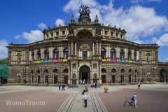 Die Semperoper in Dresden