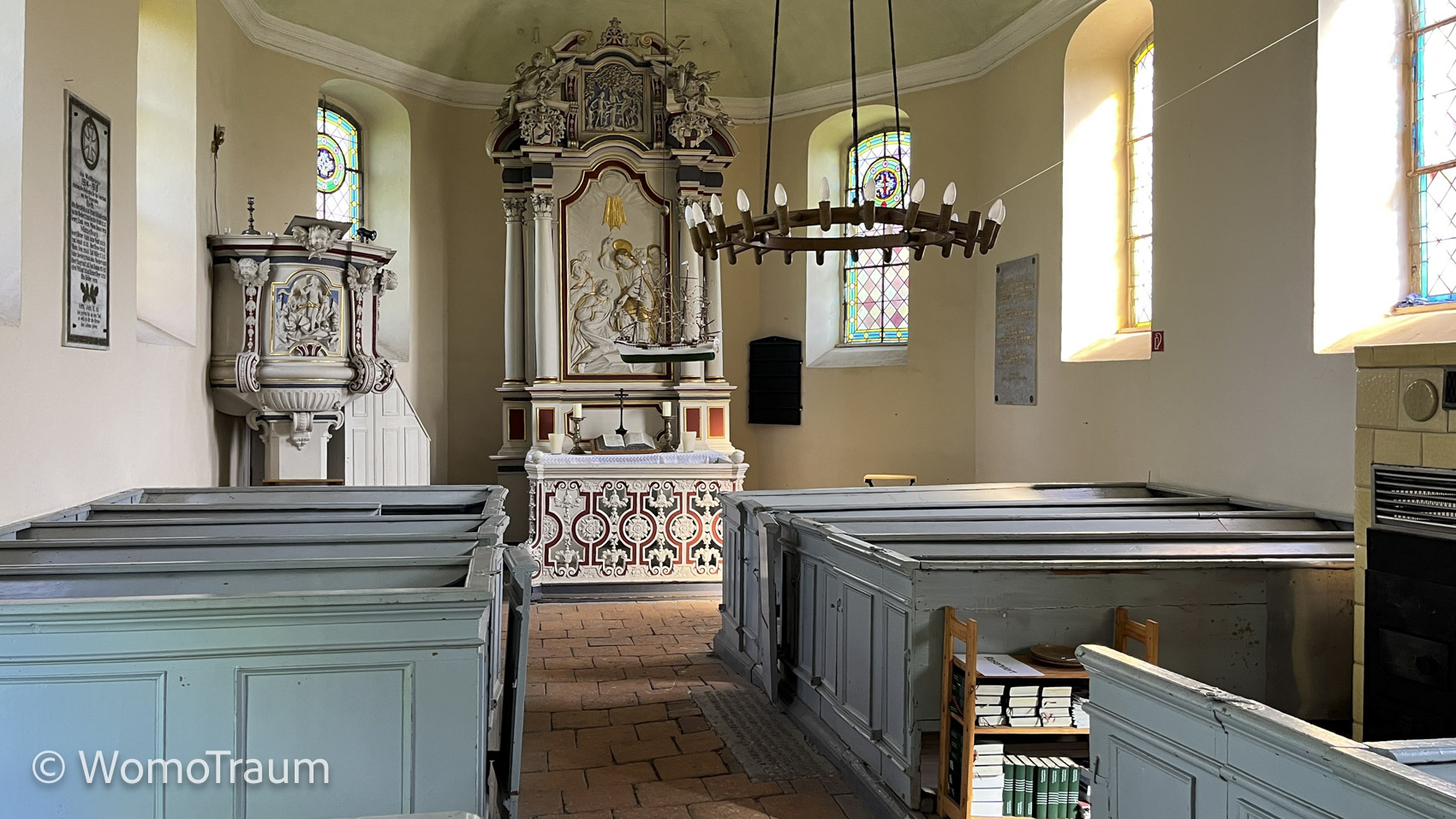 In der Dorfkirche von Rieth