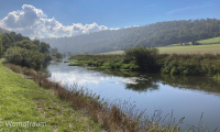 Durch das Tal der Unstrut fahren wir mit dem Rad nach Memleben zum Kloster