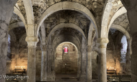 Die Krypta aus dem 13. Jahrhundert im Kloster Memleben in Sachsen-Anhalt