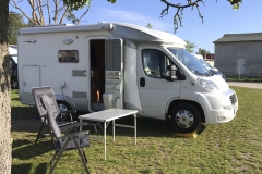 Hangar 19, der Wohnmobilstellplatz in Schwerin. Direkt ruhig am Schweriner See gelegen