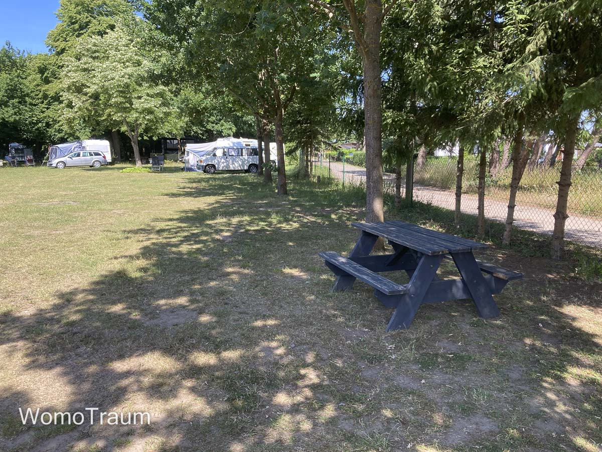 Der Campingplatz in der Hansestadt Werben