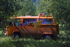 Unser erstes "Wohnmobil" in Schweden.
