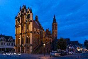 Tangermünde, Abendbeleuchtung in der Altstadt - Sachsen-Anhalt