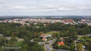 Blick über einen Teil der schlesischen Stadt Swidnica
